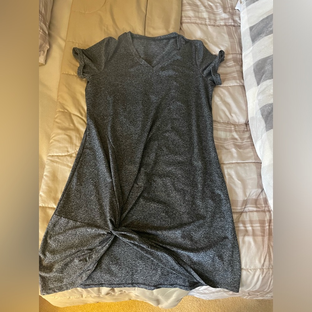 Boutique Shirt Dress- NWT grey women’s size large